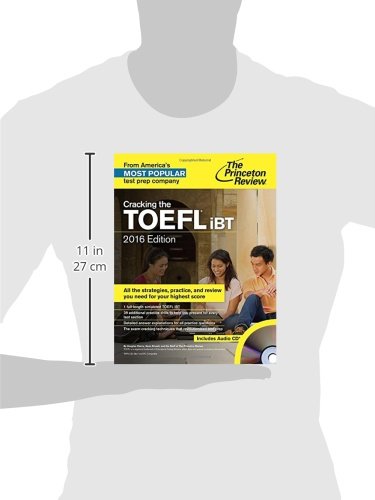 Cracking the TOEFL iBT with Audio CD, 2016 Edition (College Test Preparation) by Cracking the TOEFL iBT with Audio CD, 2016 Edition (College Test Preparation) by